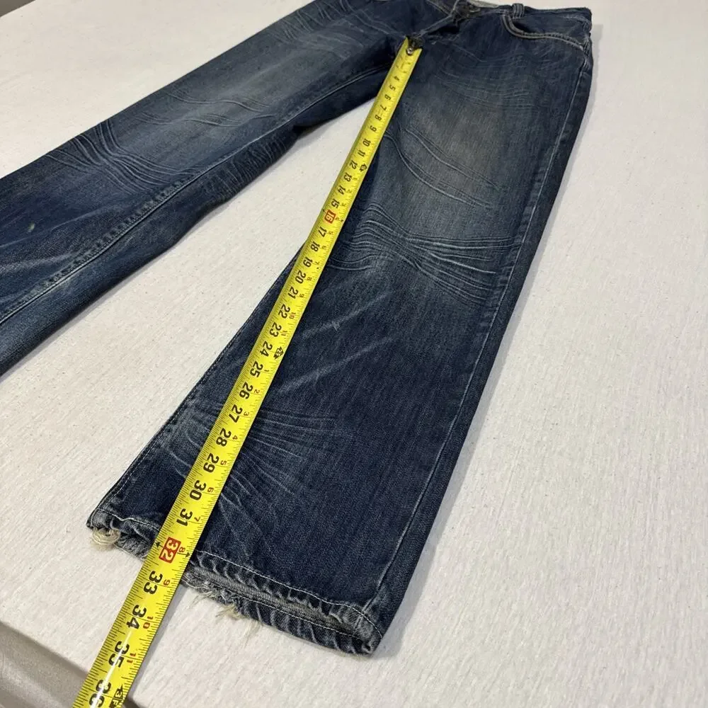 DIESEL INDUSTRY MEN'S JEANS PADDOM SPECIAL STRAIGHT REG 34 (32x32) Whiskering
